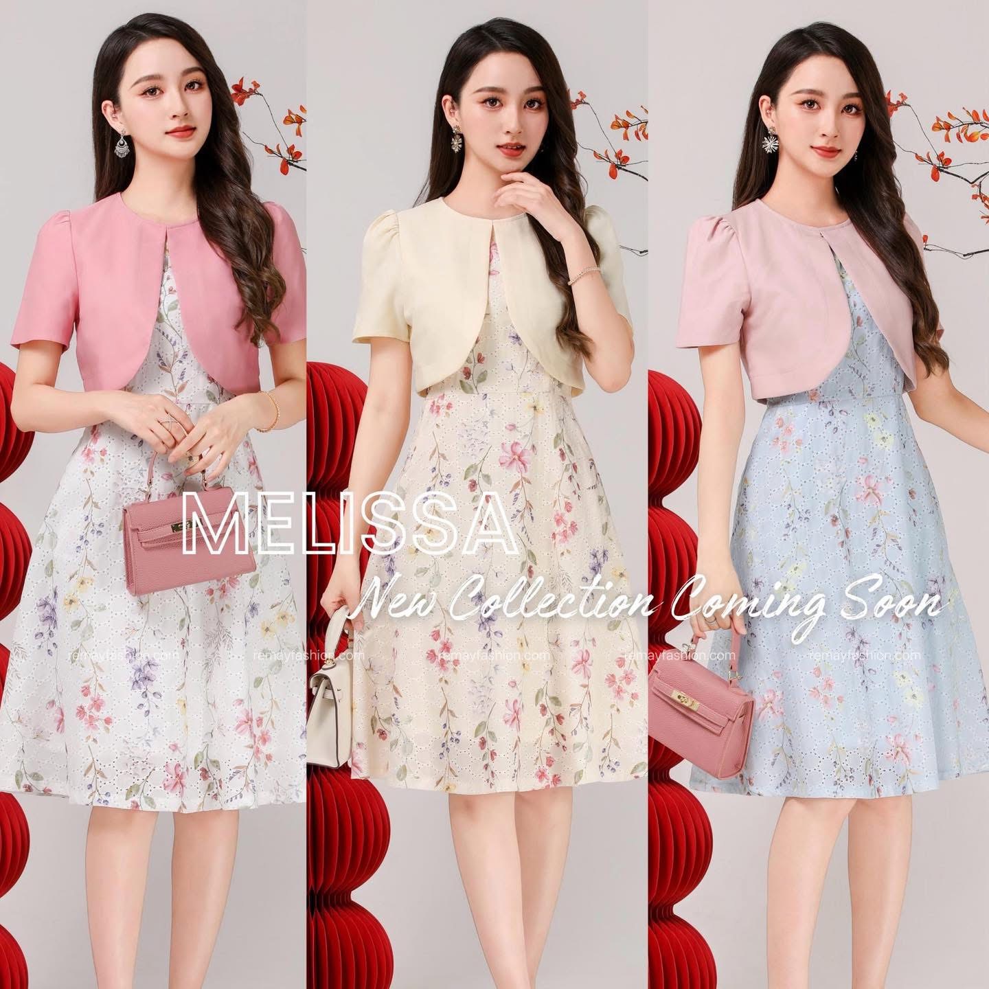 Fake Two-Piece Floral Dress