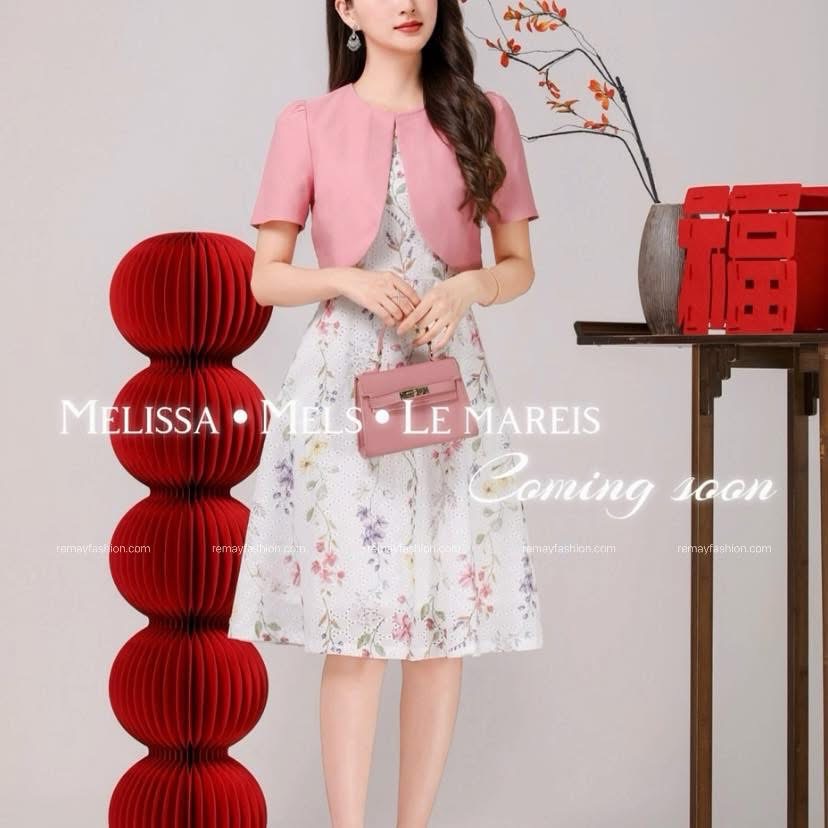 Fake Two-Piece Floral Dress - Image 2