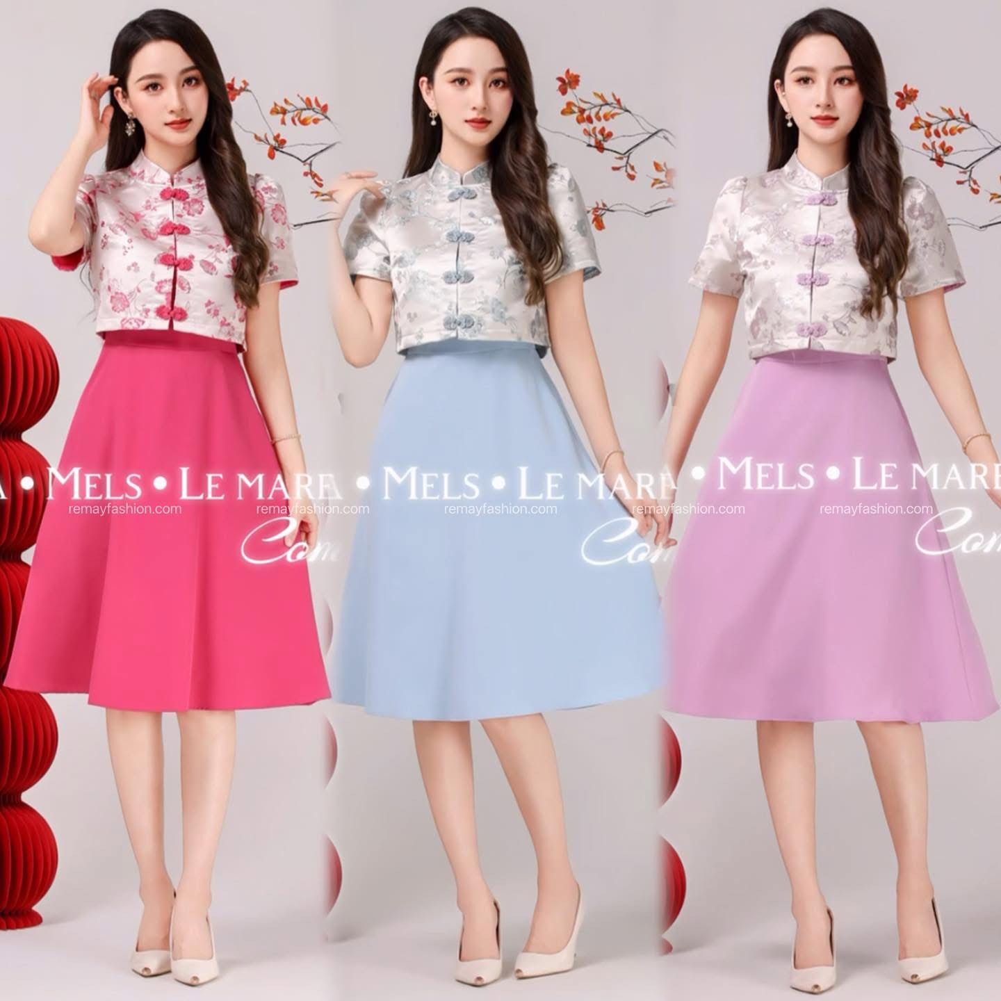 Fake Two-Piece Cheongsam