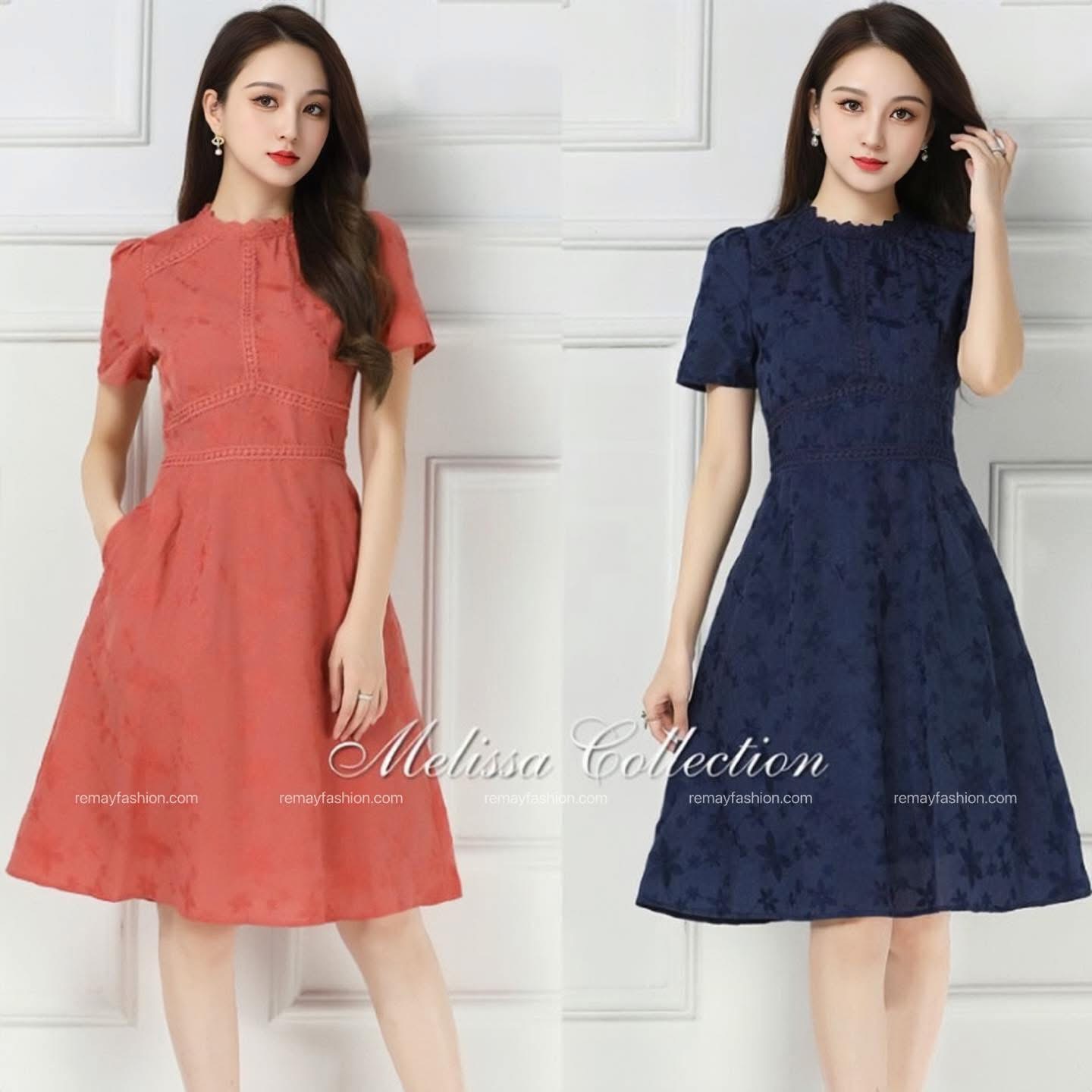 Premium Floral Embroidery Dress
