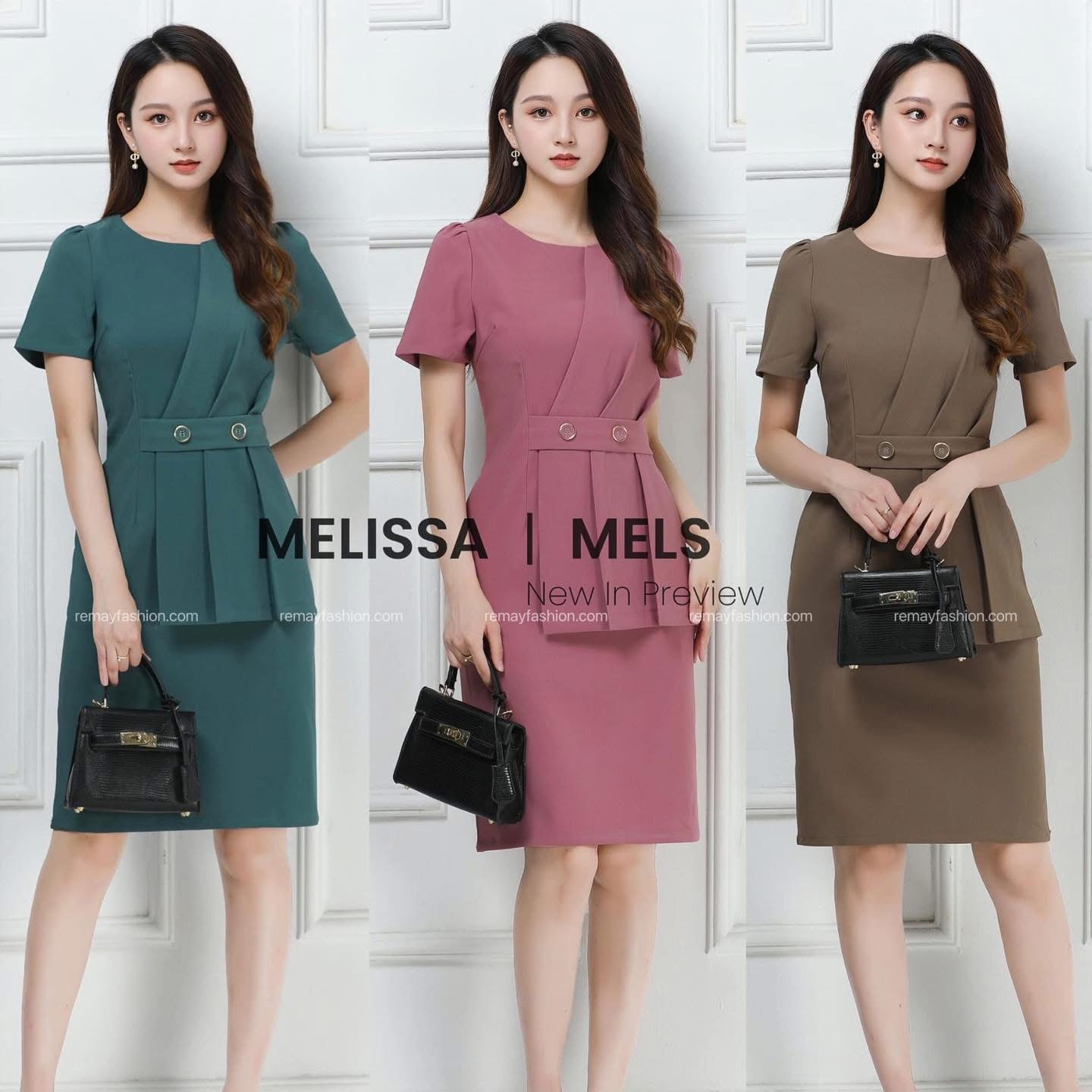 Pleated Waist Cinched Dress