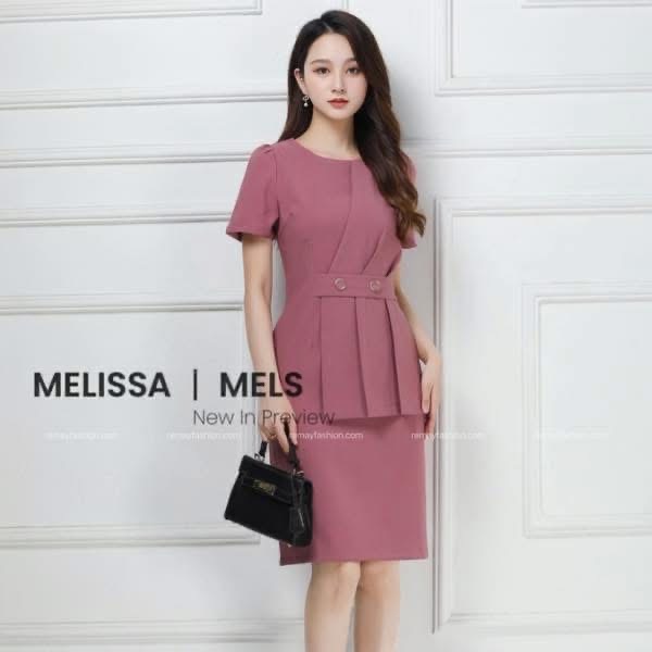Pleated Waist Cinched Dress - Image 3