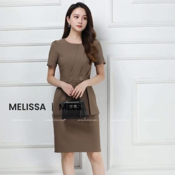 Pleated Waist Cinched Dress - Image 4