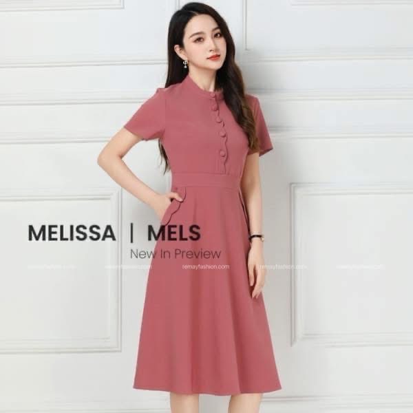 Stand-Up Collar Dress - Image 4