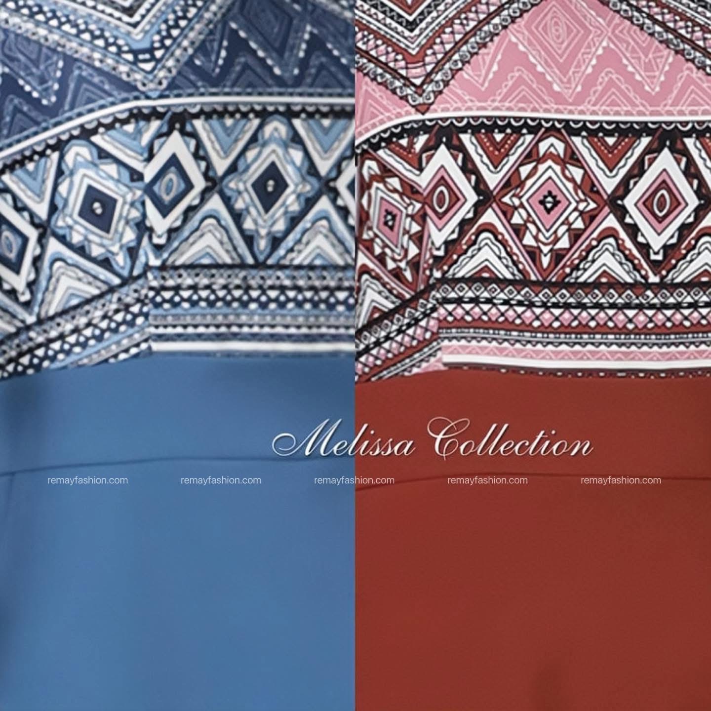 Colourblock Batik Dress - Image 4